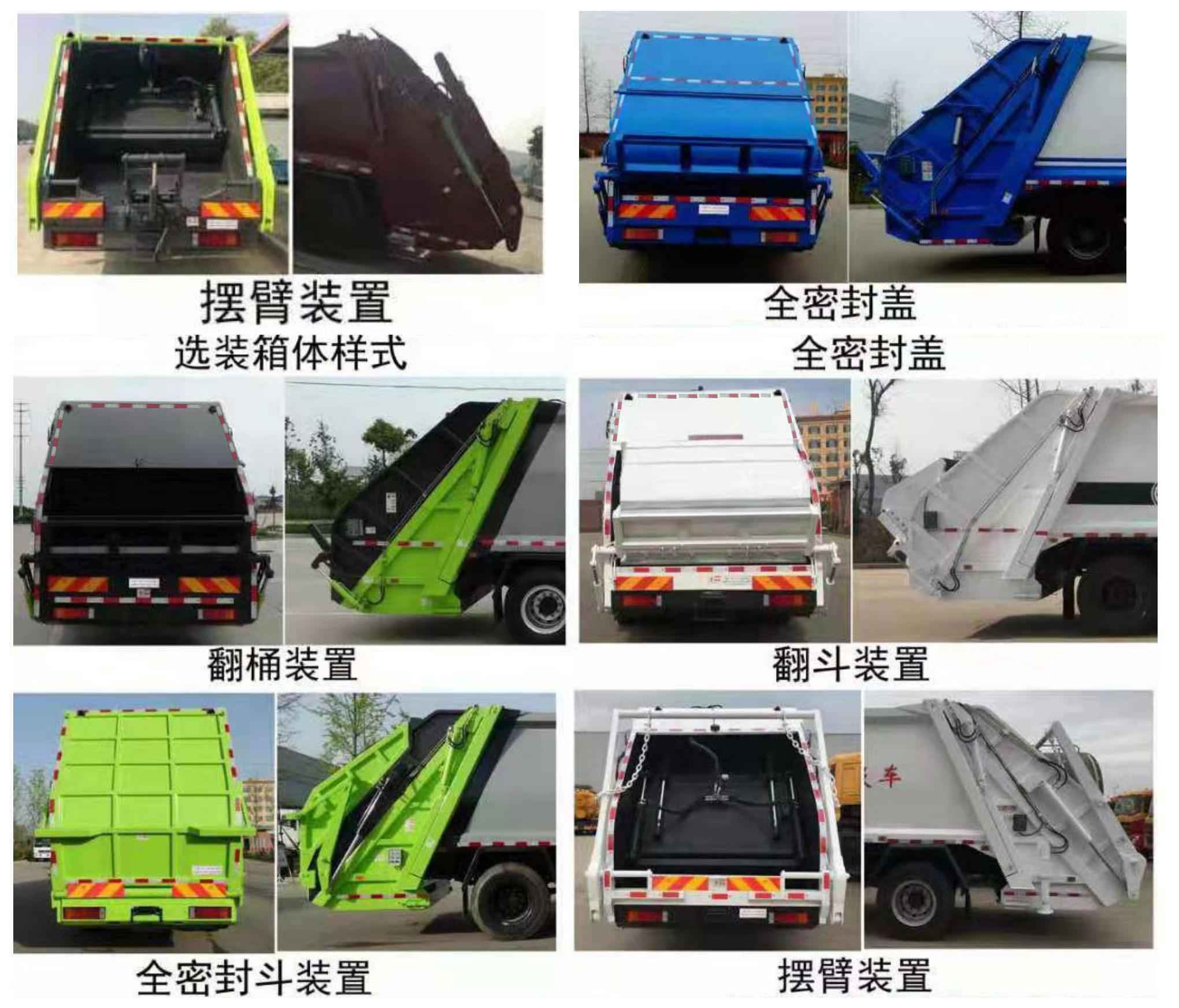 中国中车牌TEG5180ZYSAZCBEV1纯电动压缩式垃圾车公告图片