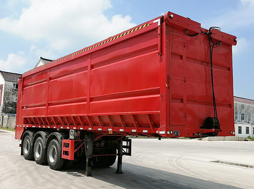 圣兴通运牌9.8米31.1吨3轴散装粮食运输半挂车(FSX9400ZLS)