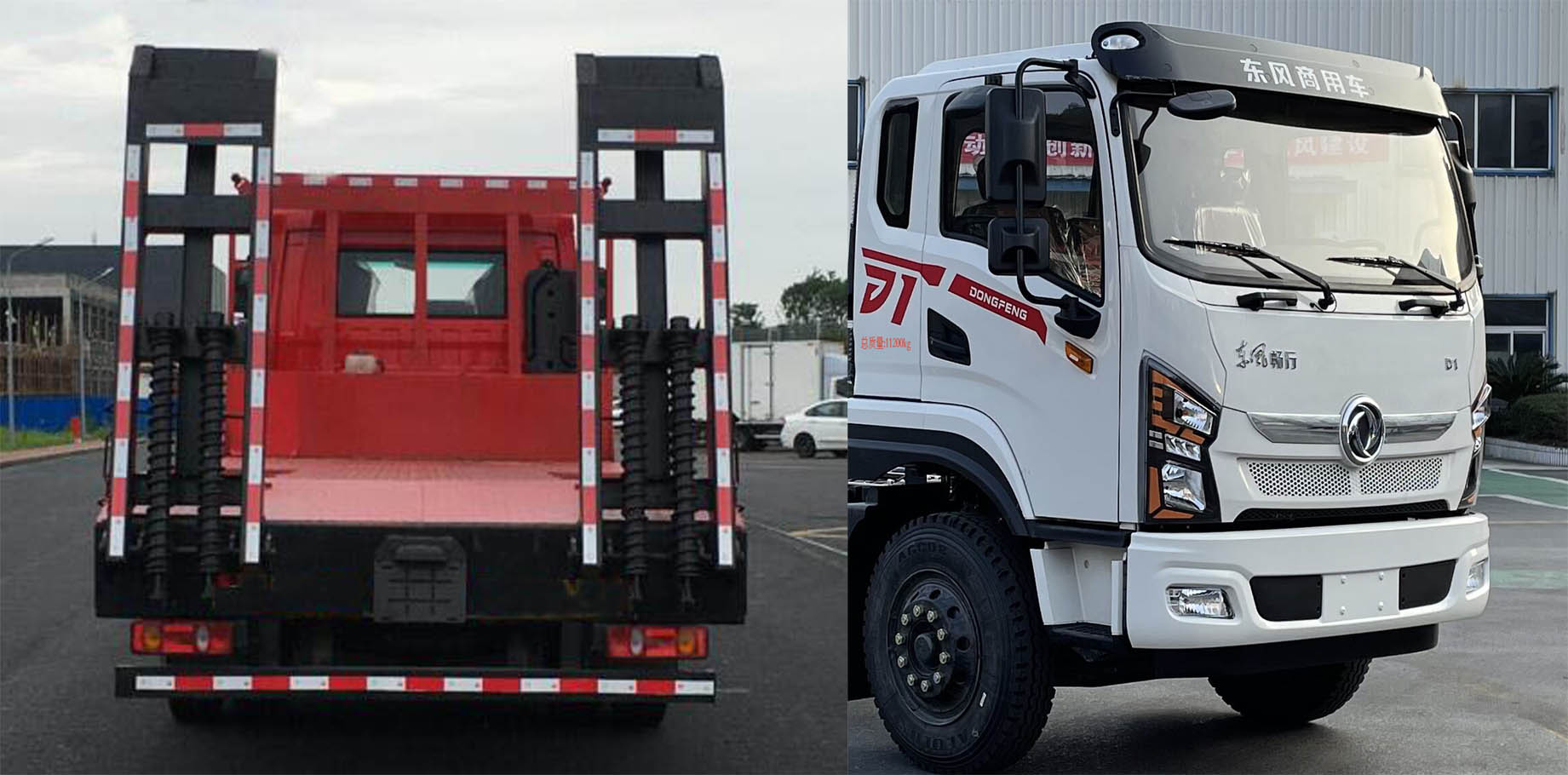 東風(fēng)牌DFV5110TPBGP6D平板運(yùn)輸車公告圖片