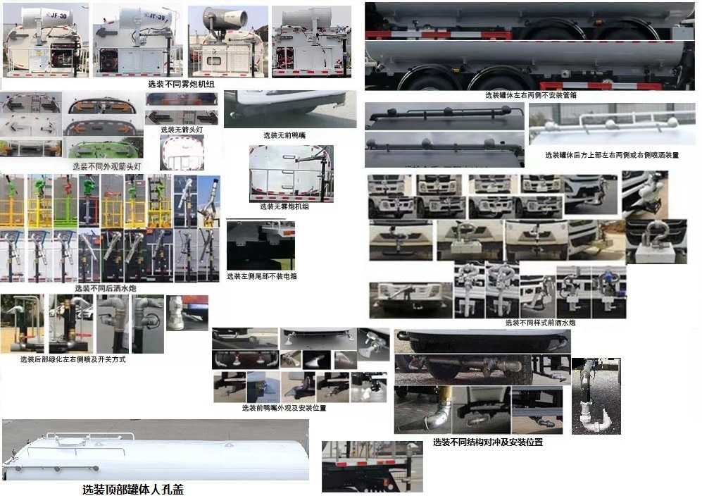 东风牌EQ5250GPSSEH6绿化喷洒车公告图片