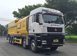圣工牌HGY5317TFCZ6纤维同步封层车