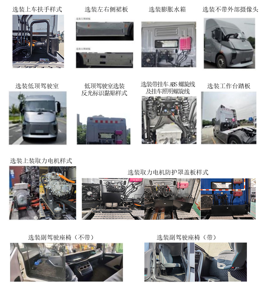 江淮牌HFC4259SEV01换电式纯电动牵引汽车公告图片