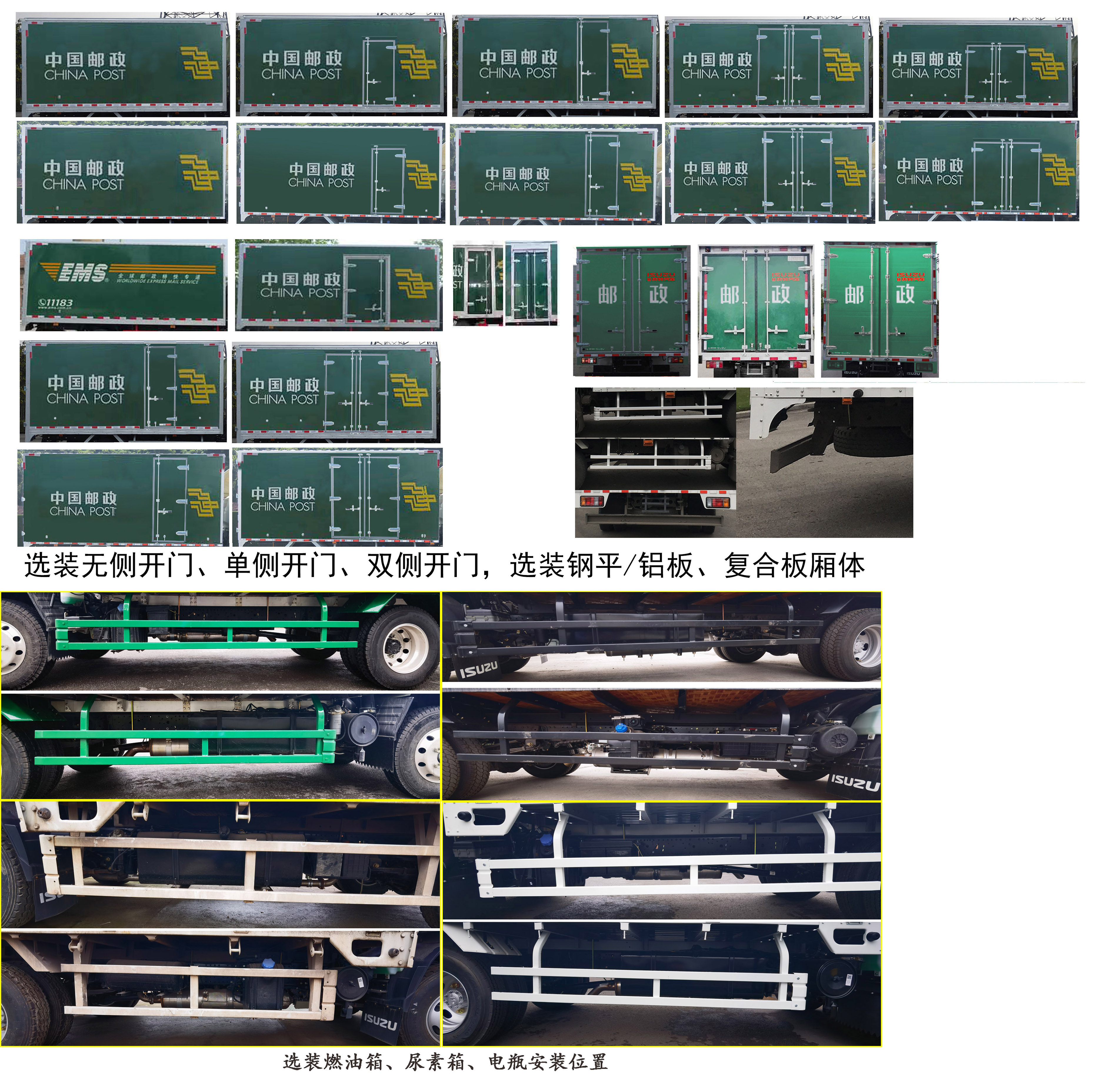 五十铃牌QL5071XYZBUKA邮政车公告图片