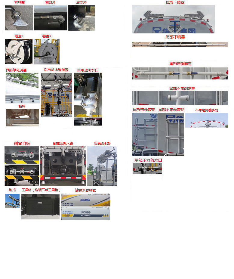 徐工牌DXA5250GPSL6绿化喷洒车公告图片