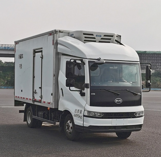 比亞迪牌BYD5040XLCHEV1插電式增程混合動(dòng)力冷藏車公告圖片