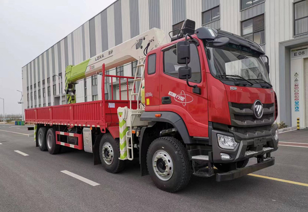 雷萨牌FLX5317JSQ-14随车起重运输车