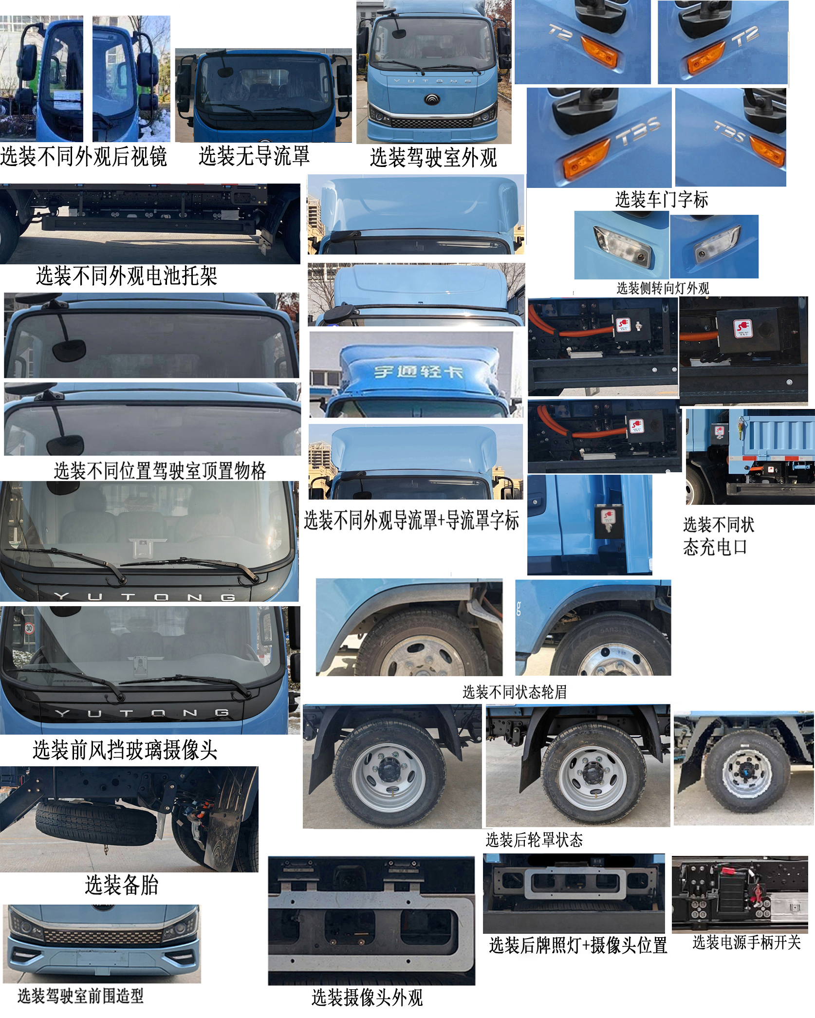 宇通牌ZKH5046CCYBEV2纯电动仓栅式运输车公告图片