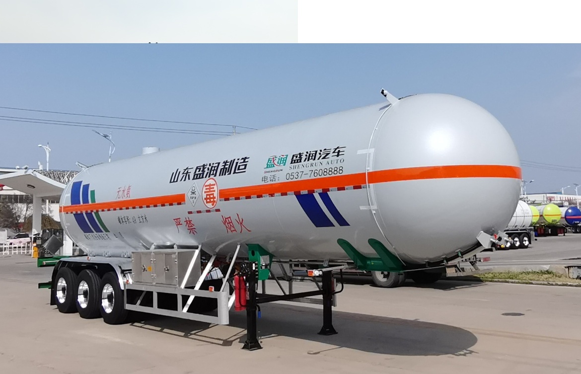盛润牌13.3米26吨3轴液化气体运输半挂车(SKW9402GYQ2)