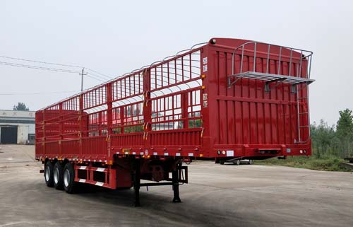 鑫凯达牌13米34吨3轴仓栅式运输半挂车(DLZ9400CCYE)
