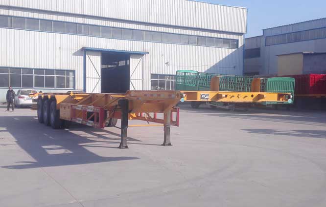 远东汽车牌14米34.8吨3轴集装箱运输半挂车(YDA9407TJZ)