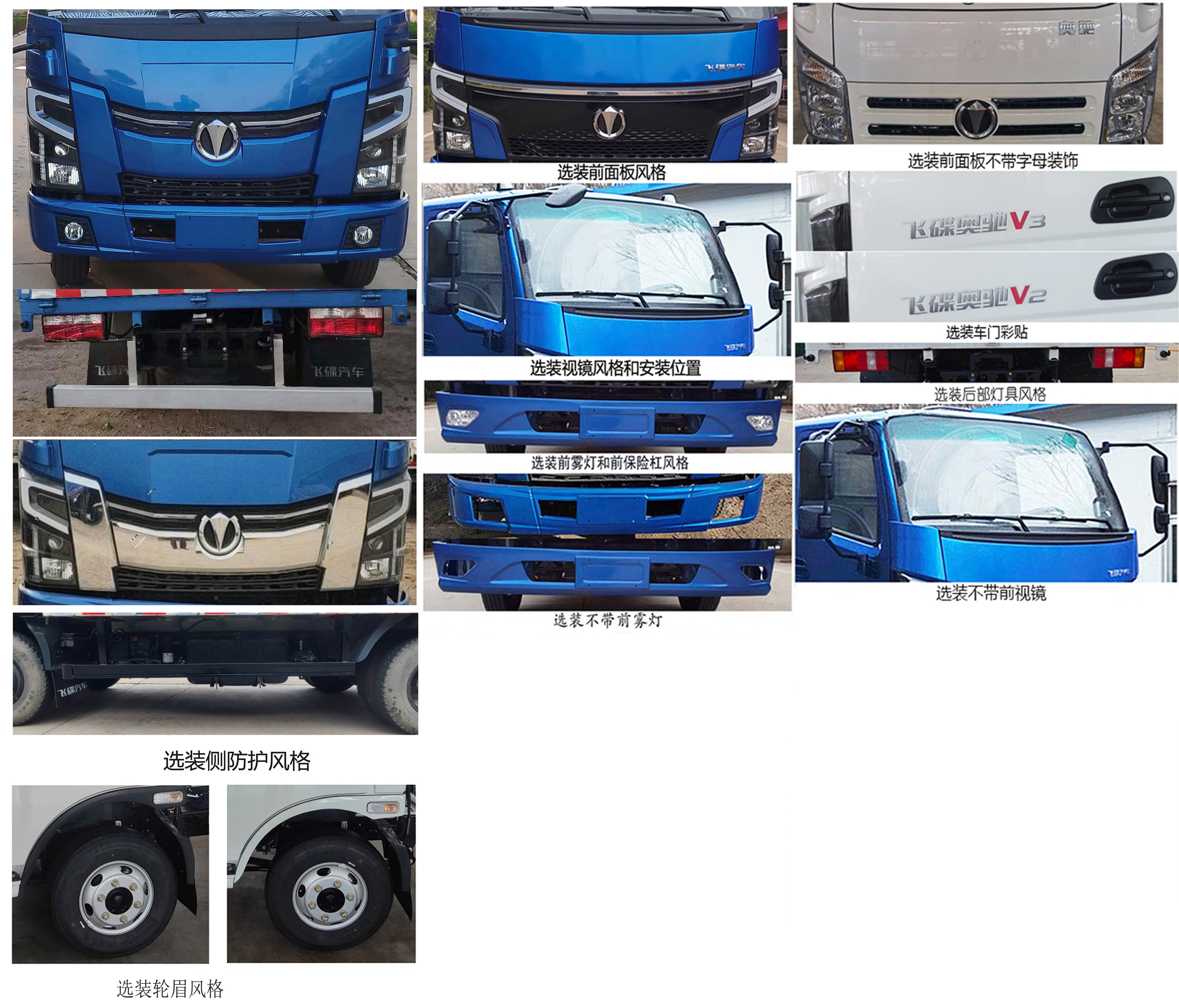 飛碟牌FD5041XXYW17K6-2廂式運(yùn)輸車公告圖片