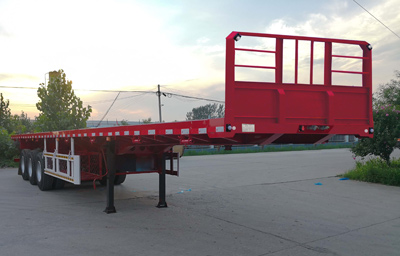 梁信牌13米34吨3轴平板运输半挂车(LXD9400TPB)