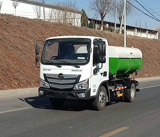 北重电牌BZD5048ZXX-F3车厢可卸式垃圾车公告图片