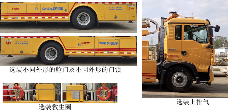 龍吸水牌FLG5170TGP56Z垂直供排水搶險(xiǎn)車公告圖片