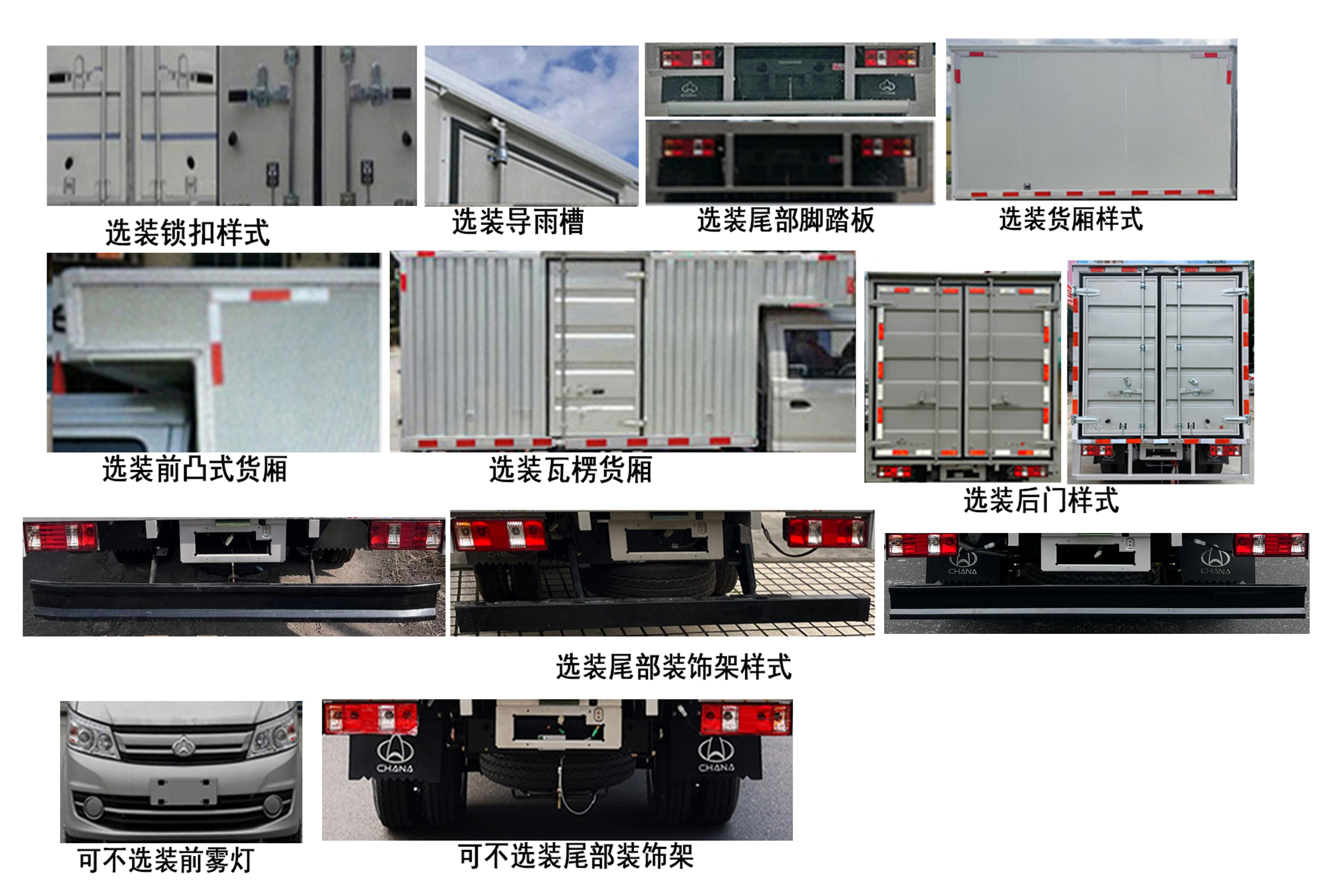 長安牌SC5031XXYFRS64廂式運輸車公告圖片