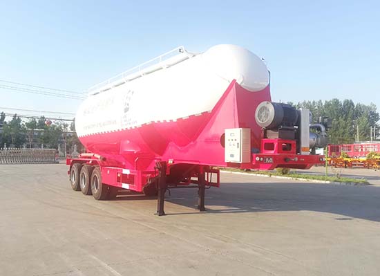 四通八达牌13米29.5吨3轴低密度粉粒物料运输半挂车(LST9408GFL)