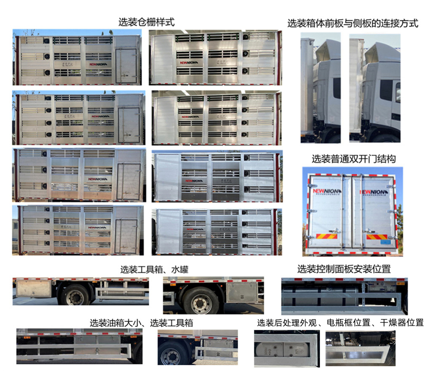 高赛华运牌CGS5180CCQ畜禽运输车公告图片