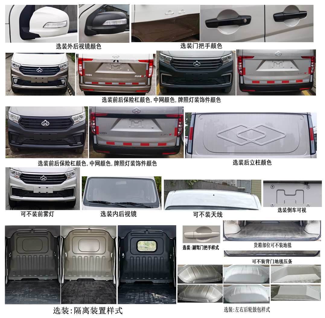 长安牌SC5021XXYWQ6B3厢式运输车公告图片