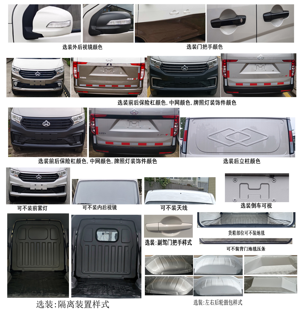 长安牌SC5021XXYWQ6B2厢式运输车公告图片