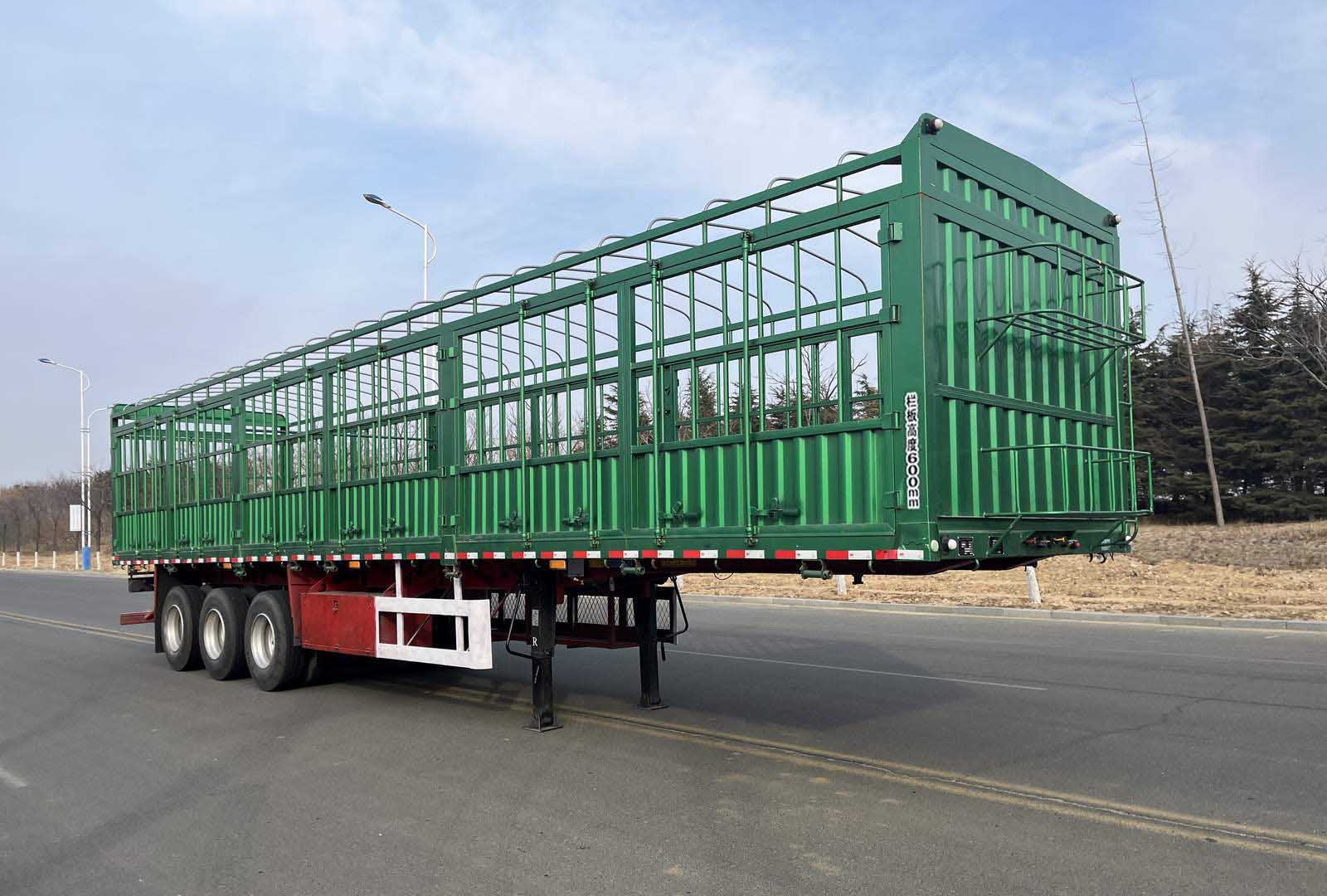 事业长兴牌13米33.7吨3轴仓栅式运输半挂车(CXC9400CCY)