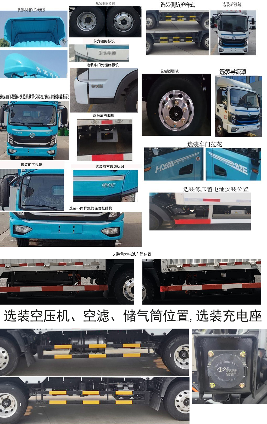 华神牌DFD5040CCYLBEV纯电动仓栅式运输车公告图片
