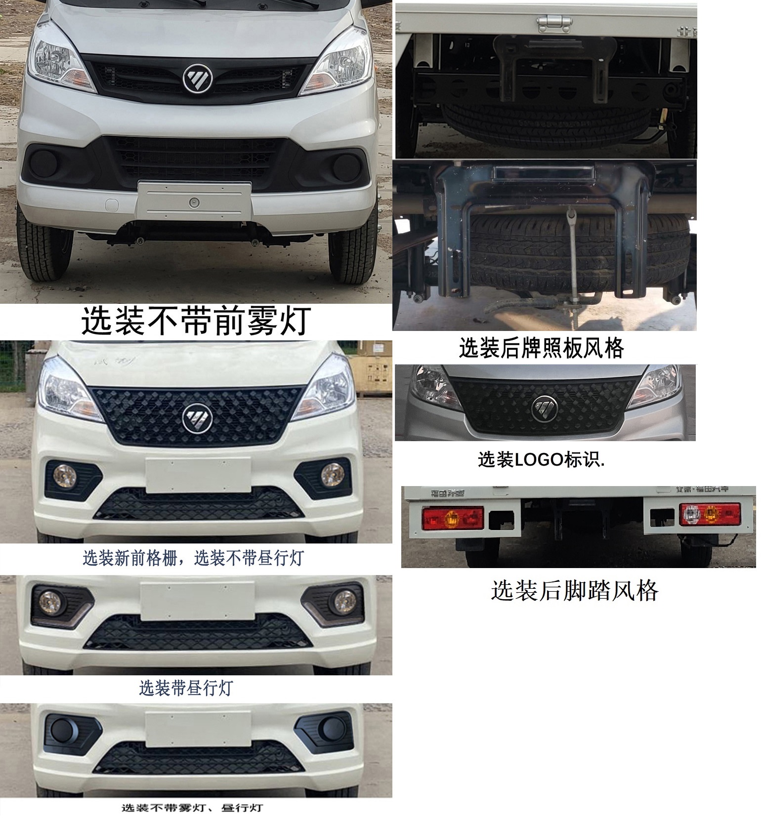 福田牌BJ5030XXY4AV6-11厢式运输车公告图片