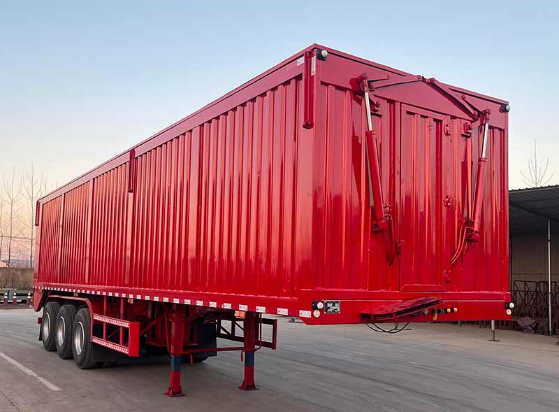 景赫牌11米32.2吨3轴散装粮食运输半挂车(YCD9403ZLS)