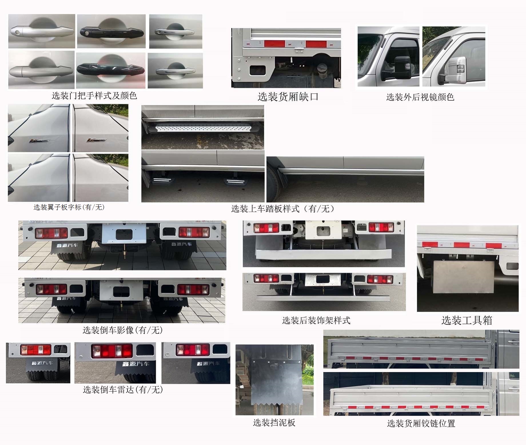 鑫源牌JKC1034S6X3载货汽车公告图片