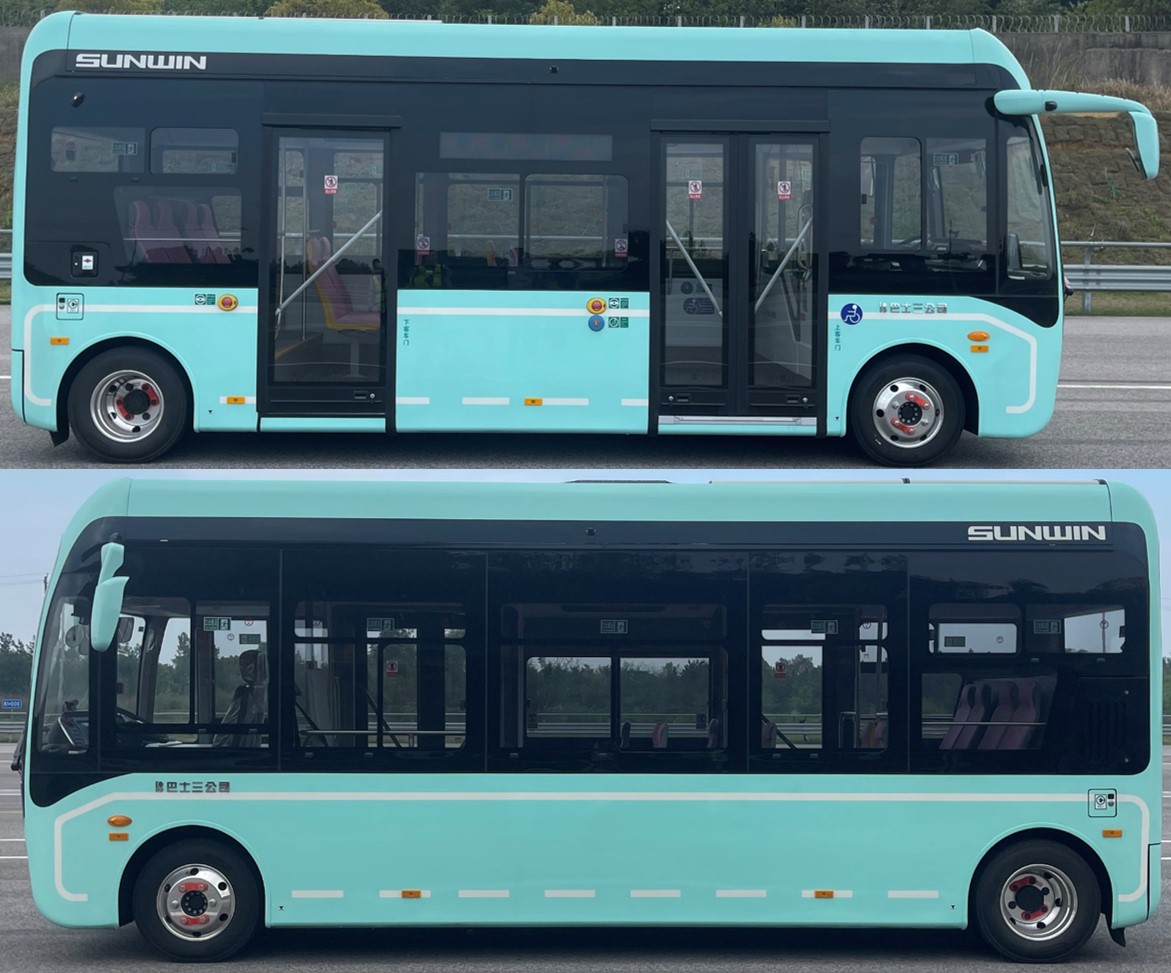 申沃牌SWB6710EV02G纯电动低入口城市客车公告图片