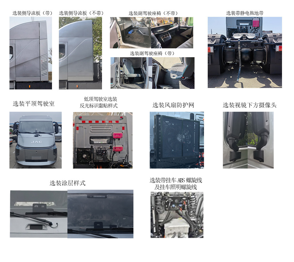 江淮牌HFC4189SEV04换电式纯电动牵引汽车公告图片