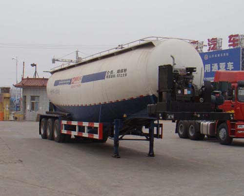 通亚达牌12.1米30.5吨3轴低密度粉粒物料运输半挂车(CTY9404GFLA)