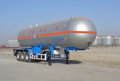 昌骅牌12.5米26吨3轴液化气体运输半挂车(HCH9402GYQC)
