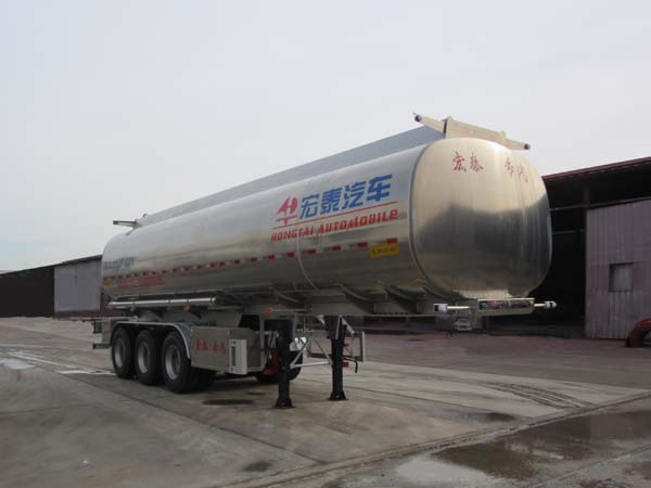 正康宏泰牌10.5米34.2吨3轴铝合金液态食品运输半挂车(HHT9402GYS)