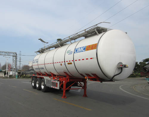 通华牌11.2米32.7吨3轴液态食品运输半挂车(THT9400GYSA)
