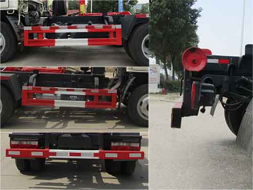 中汽力威牌HLW5073ZXX6EQ車廂可卸式垃圾車公告圖片