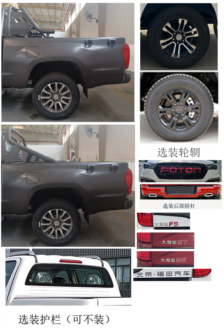 福田牌BJ2037Y3MVV-6L多用途越野货车公告图片