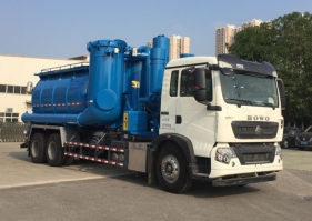 吸引压送车