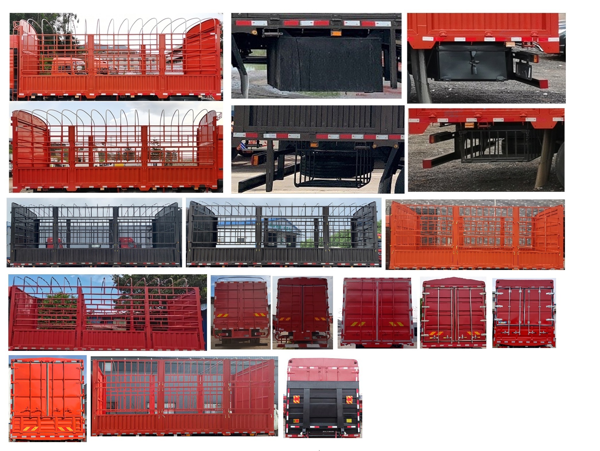 豪沃牌ZZ5187CCYK501GF1倉柵式運輸車公告圖片