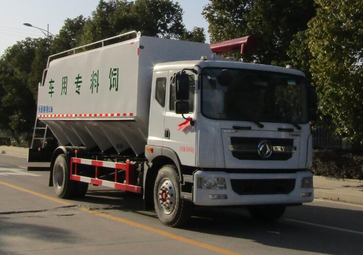 中汽力威牌HLW5180ZSL6EQ散装饲料运输车