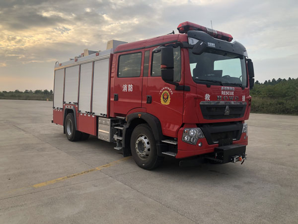 永强奥林宝牌RY5170GXFAP40/03压缩空气泡沫消防车