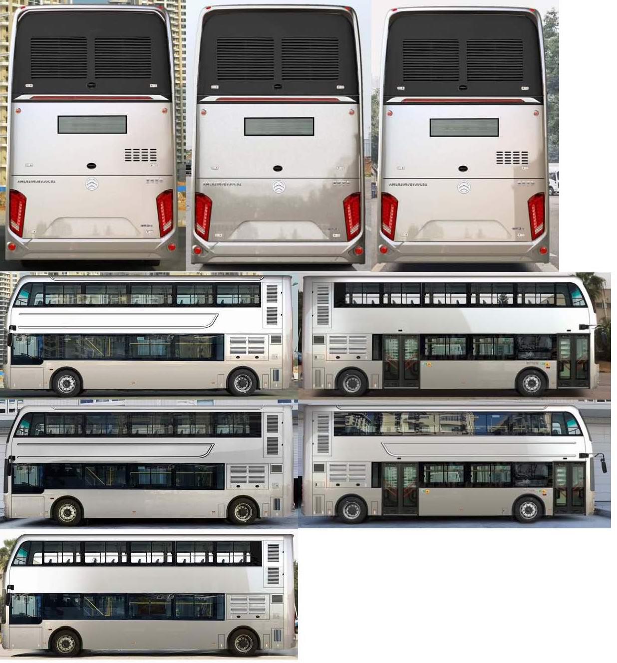 金旅牌XML6106JEVJ0CS1纯电动双层城市客车公告图片
