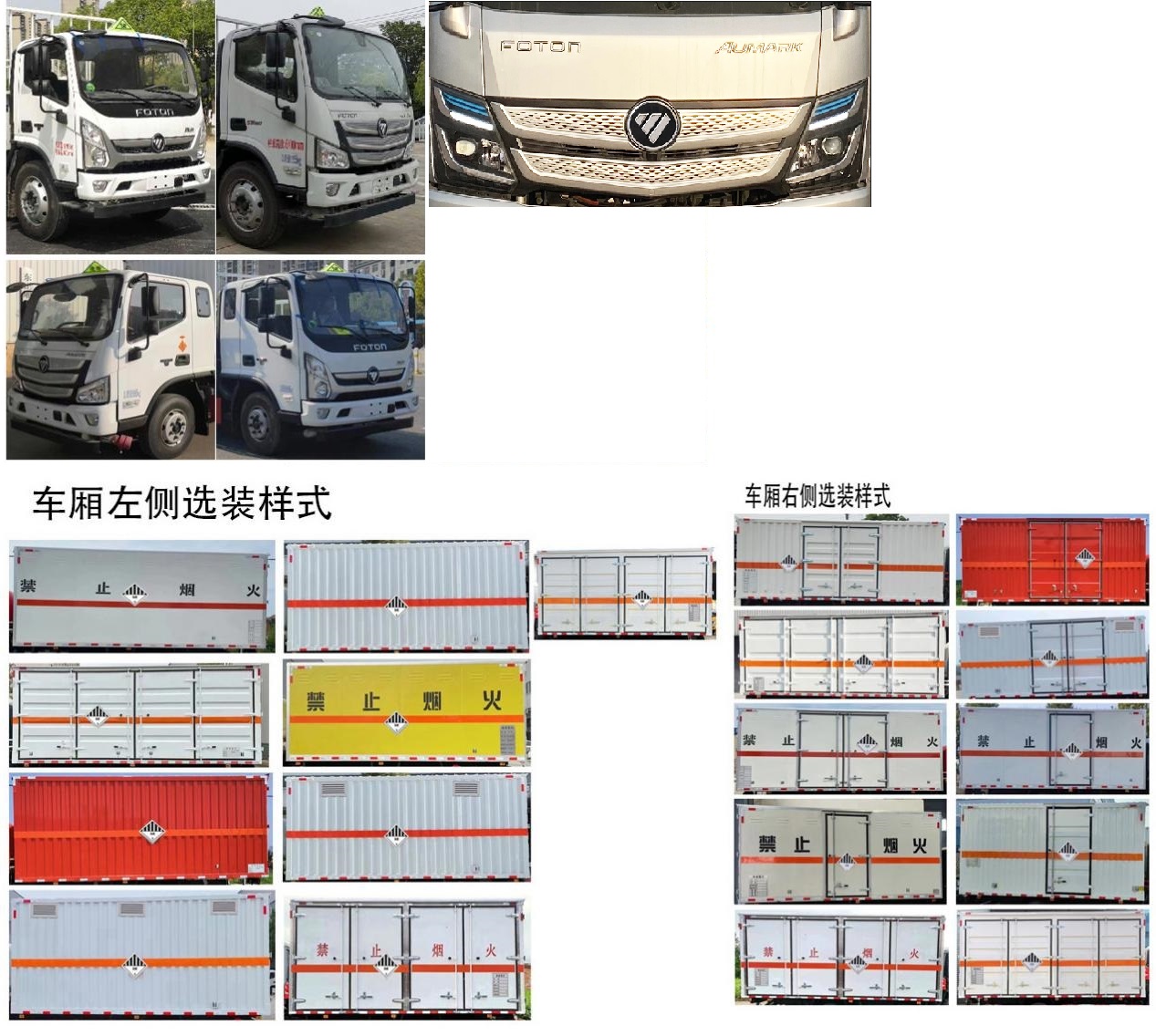 杂项危险物品厢式运输车图片