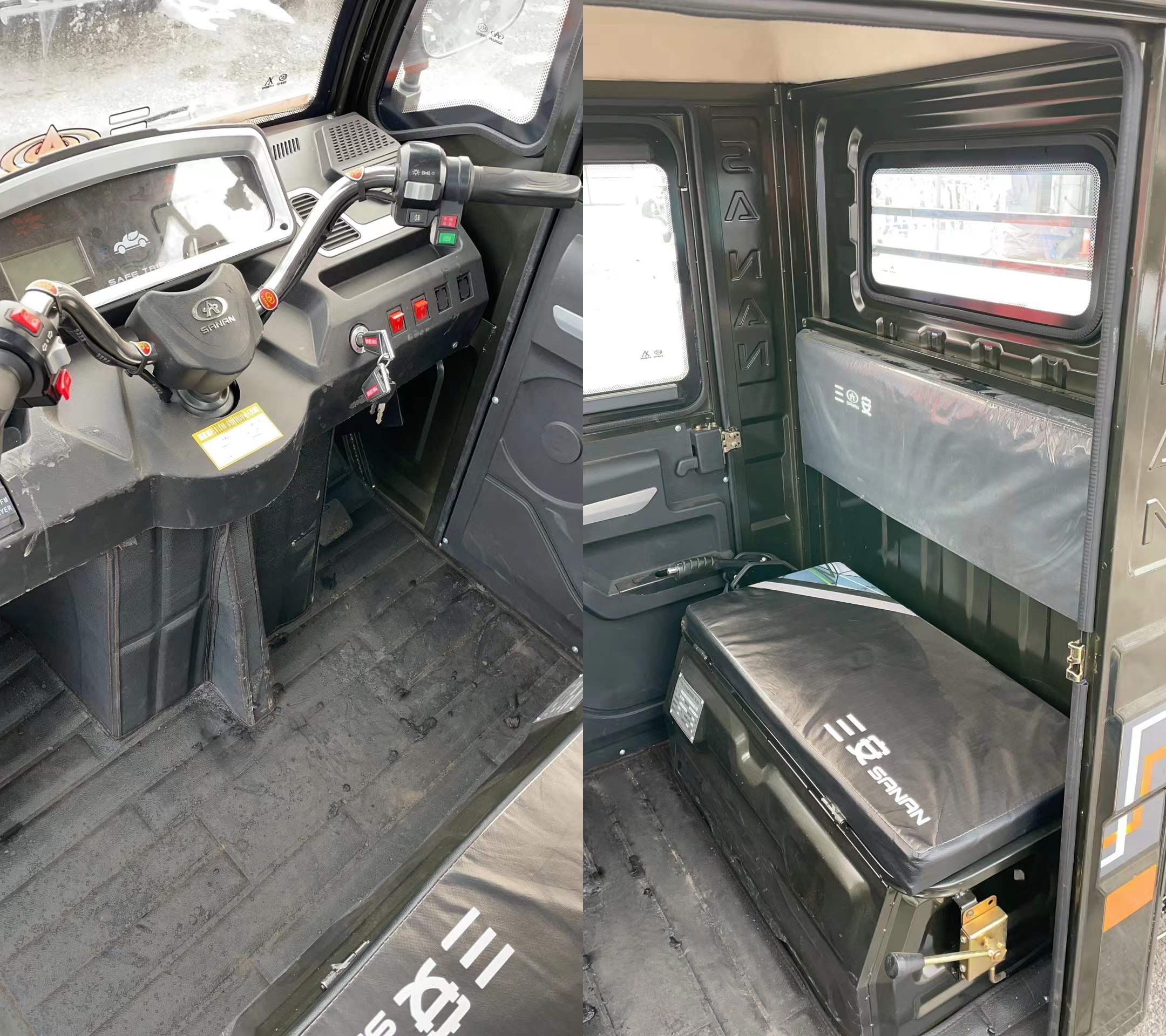 三安牌SA1200DZH-7电动正三轮摩托车公告图片