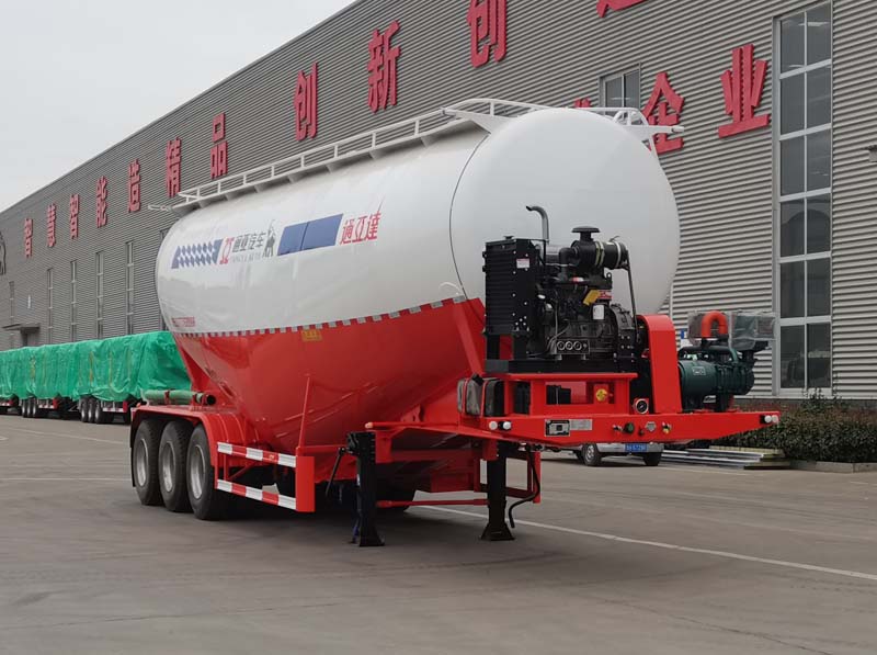 通亚达牌11.1米32.4吨3轴低密度粉粒物料运输半挂车(CTY9403GFL46)