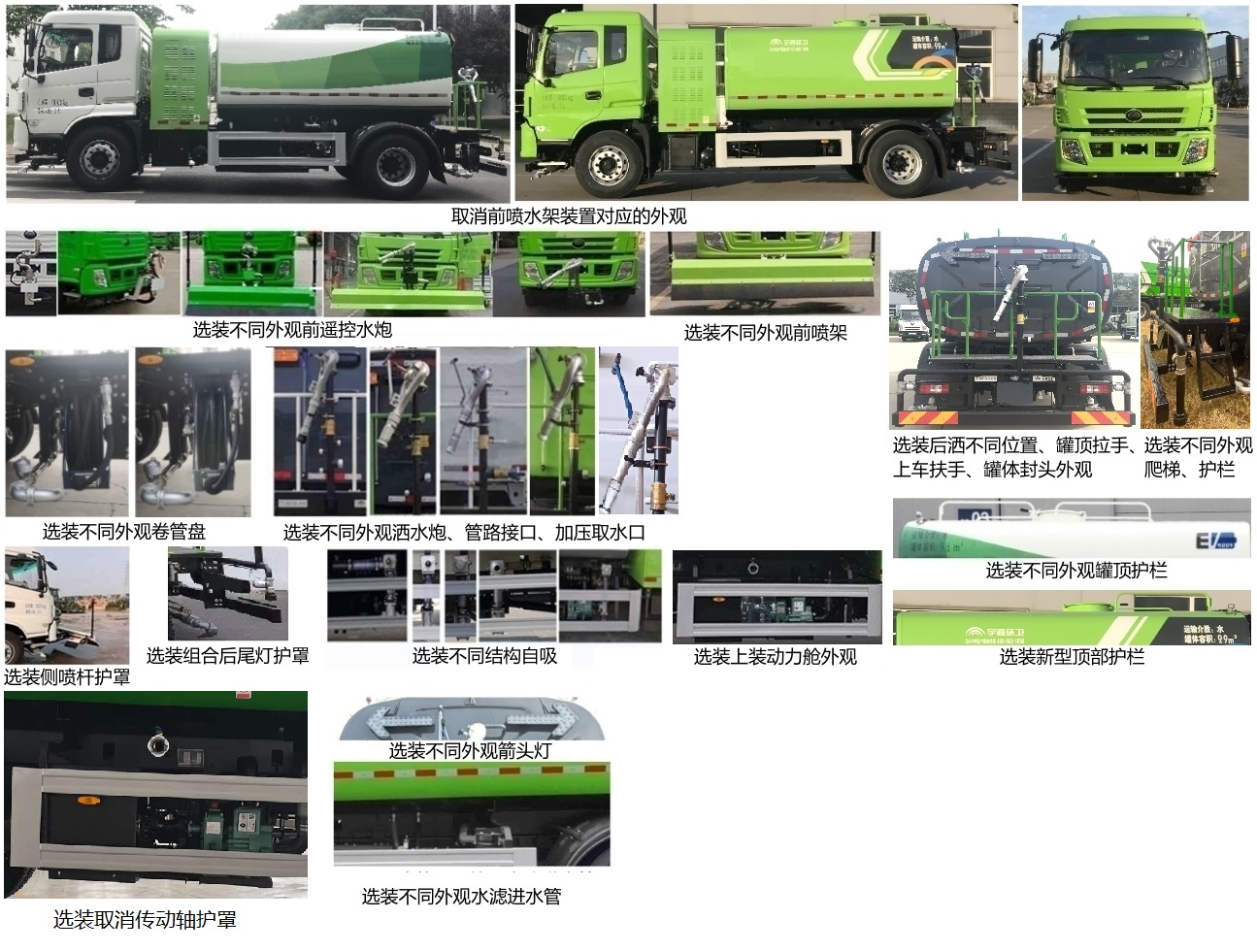 宇通牌YTZ5181GQXD2BEV纯电动清洗车公告图片