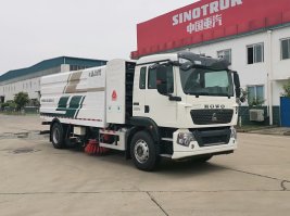 绿叶牌JYJ5187TXSEV纯电动洗扫车