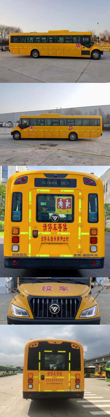 福田牌BJ6116S8LFB-N1中小学生专用校车公告图片