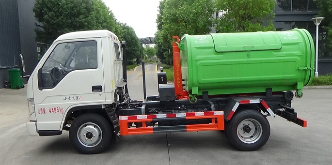 程力威牌CLW5041ZXX6HS車廂可卸式垃圾車公告圖片