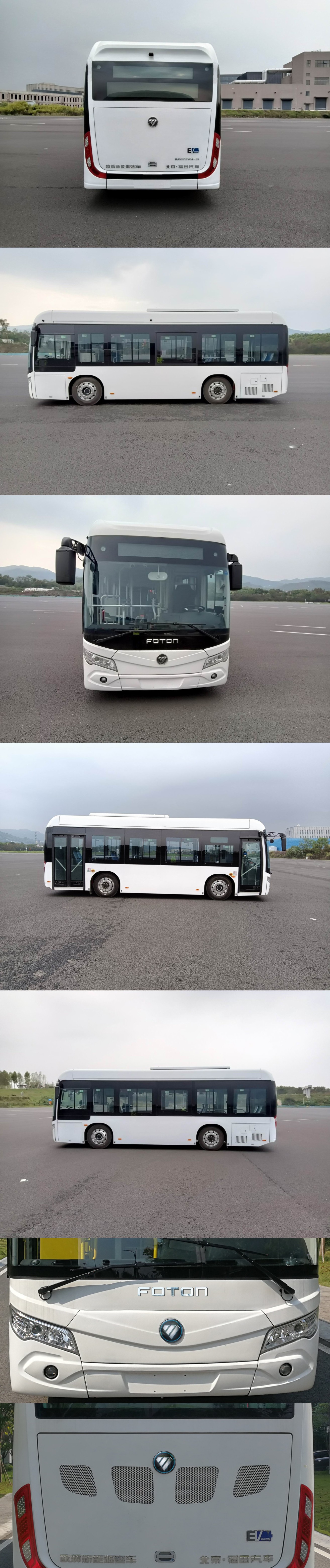 福田牌BJ6851EVCA-39纯电动低地板城市客车公告图片