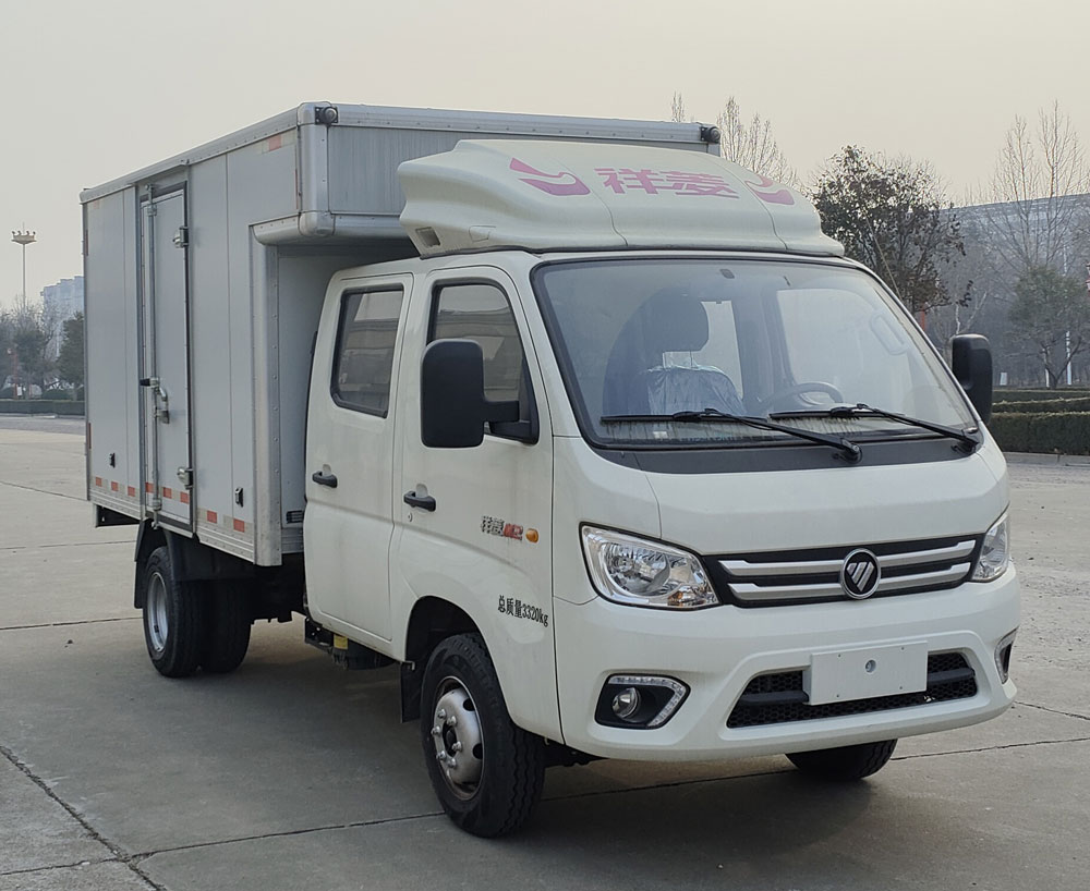 福田牌BJ5032XXY4AV5-11廂式運(yùn)輸車公告圖片